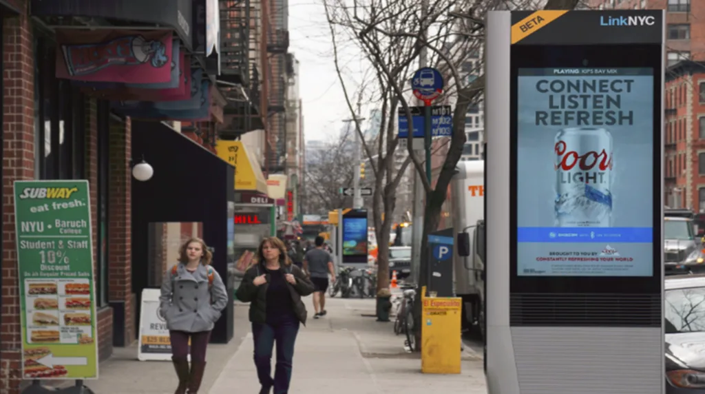 LinkNYC Wifi in New York
