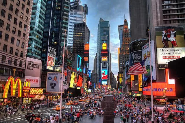 time square in New york