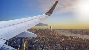 nach New York fliegen