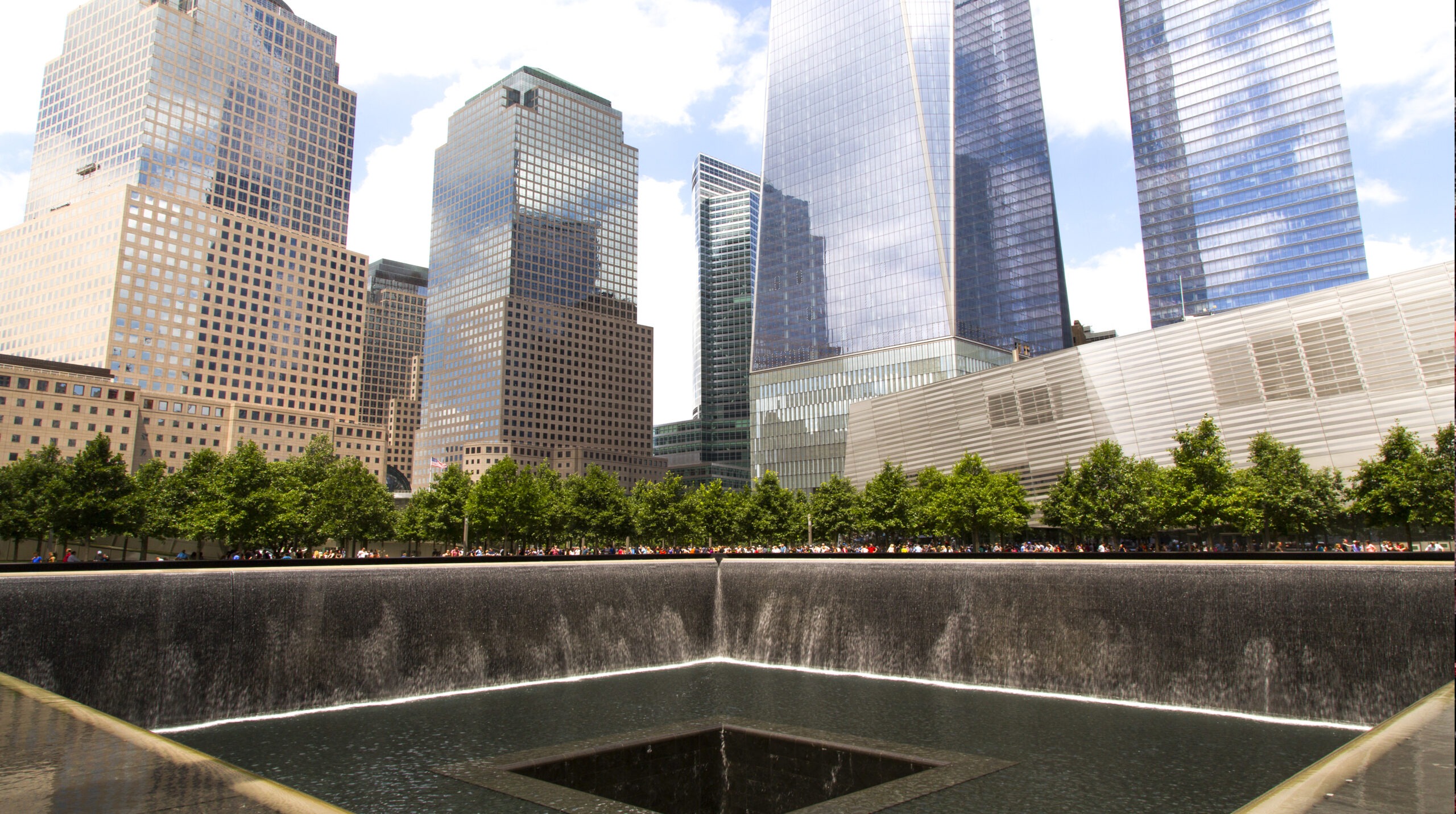 9/11 Memorial monument in New York