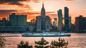 Abendliche Bootsfahrten in New York