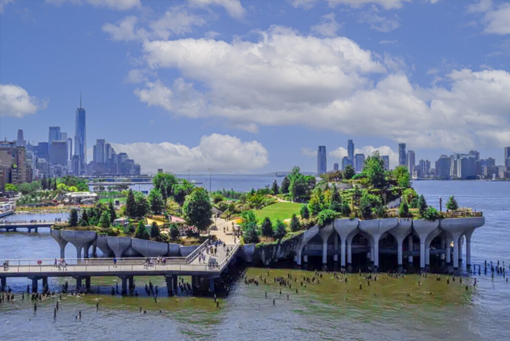 Little Island Chelsea new york parken in New York parks in New York Top 10 Gratis activiteiten in New York Top 10 Free Activities in New York Top 10 der kostenlosen Aktivitäten in New York