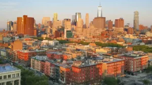 Lower East Side in New York city