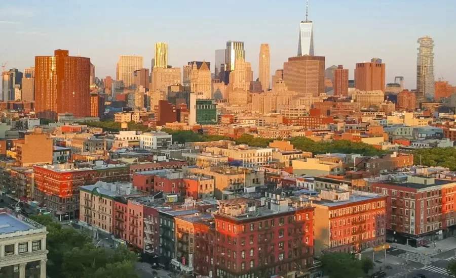 Lower East Side in New York city