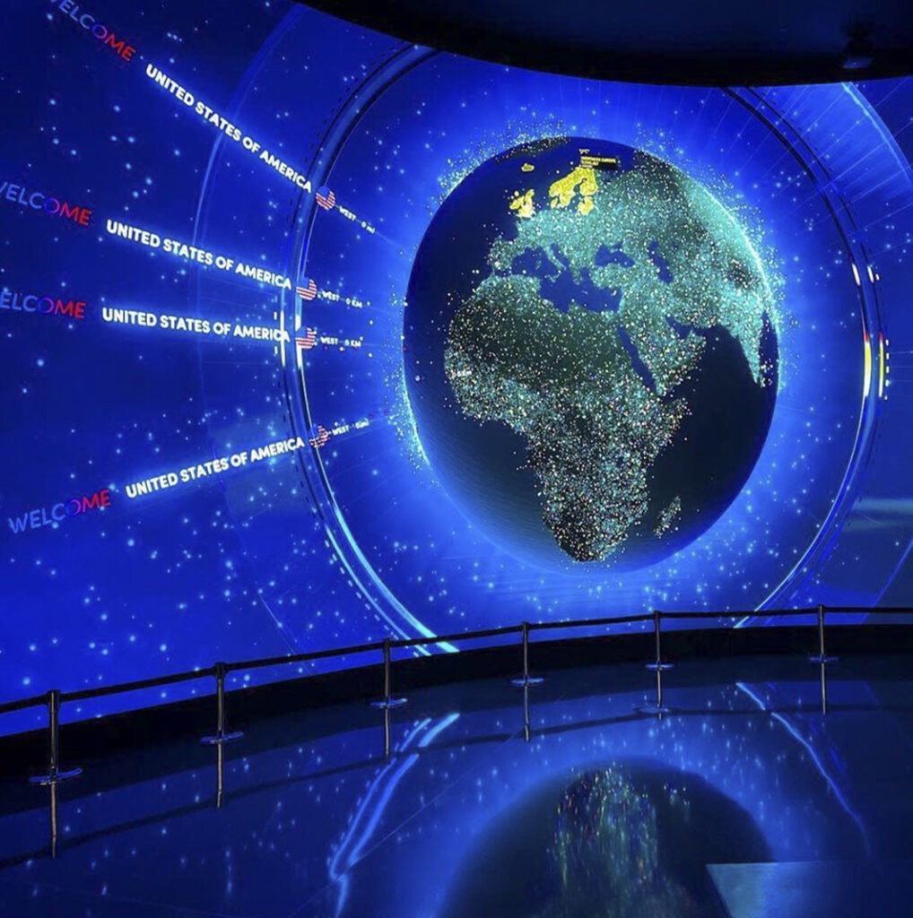 video screen-One World Observatory
