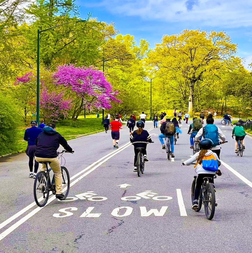 biking Central park bicycle tours in New York Fahrradtouren in New York
