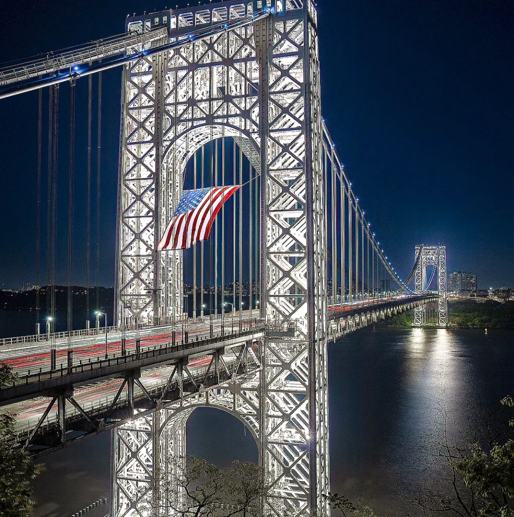 harlem in New York George Washington Bridge