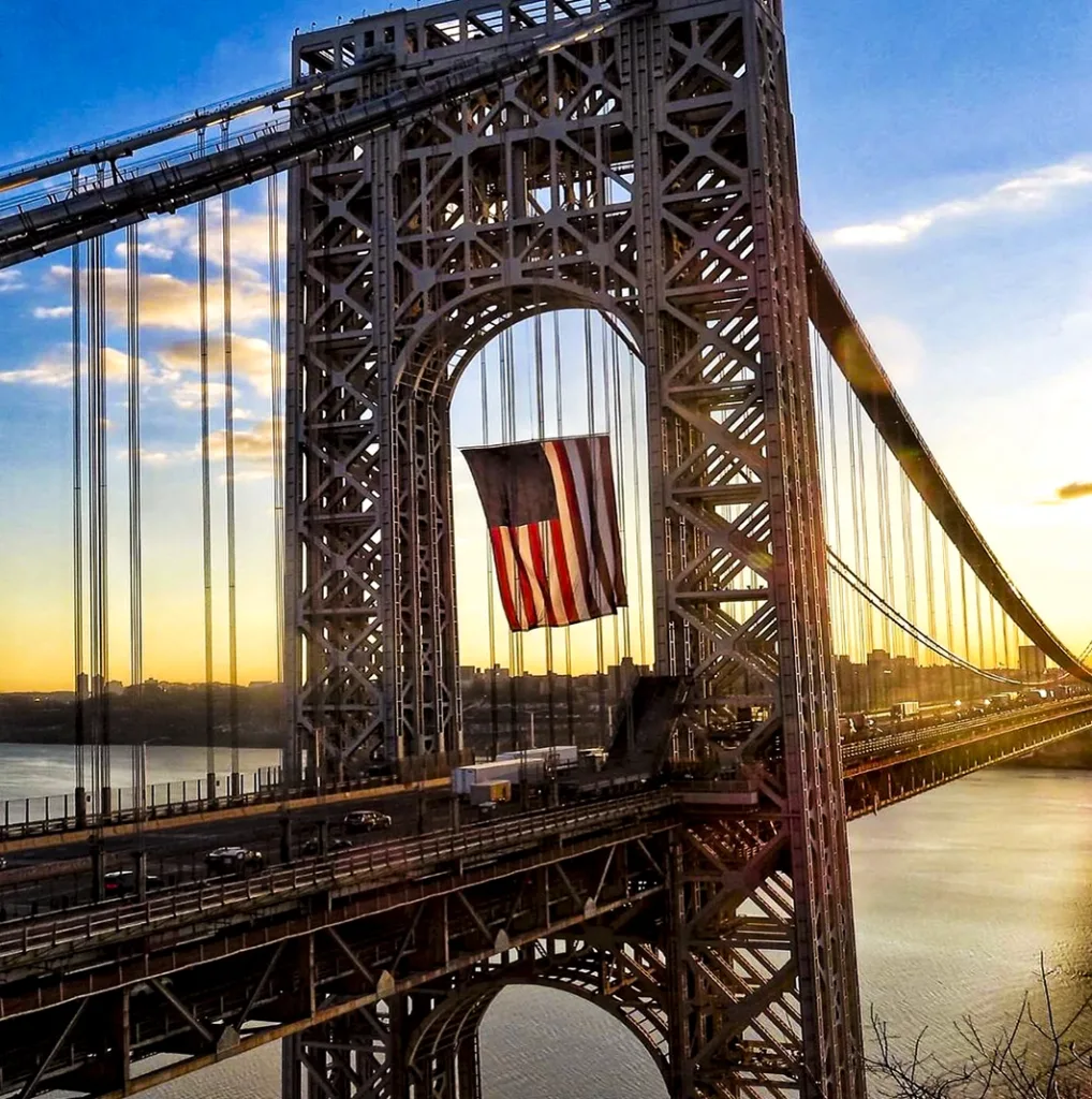 harlem in New York George Washington Bridge