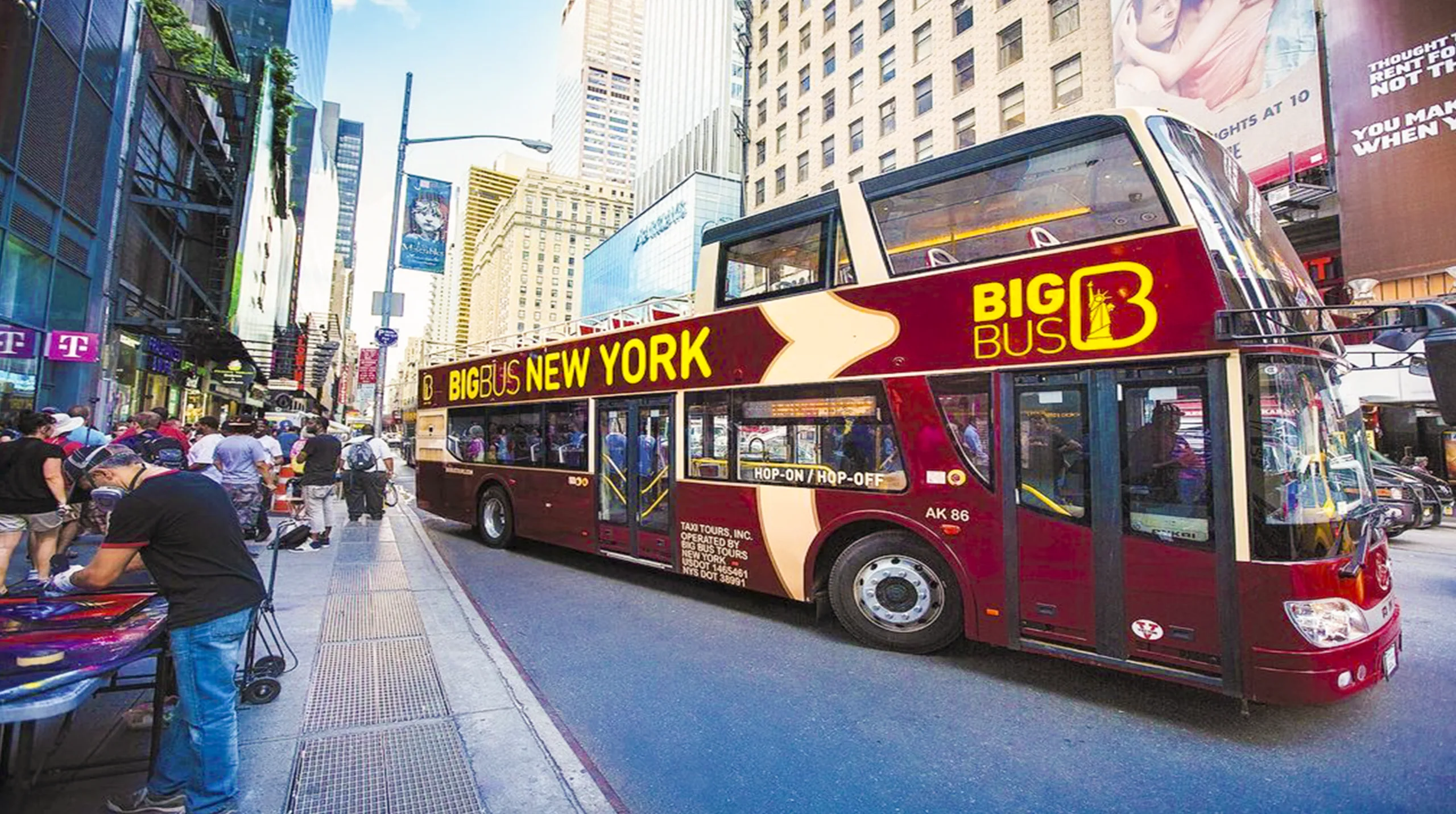 Hop on Hop off bus in New York