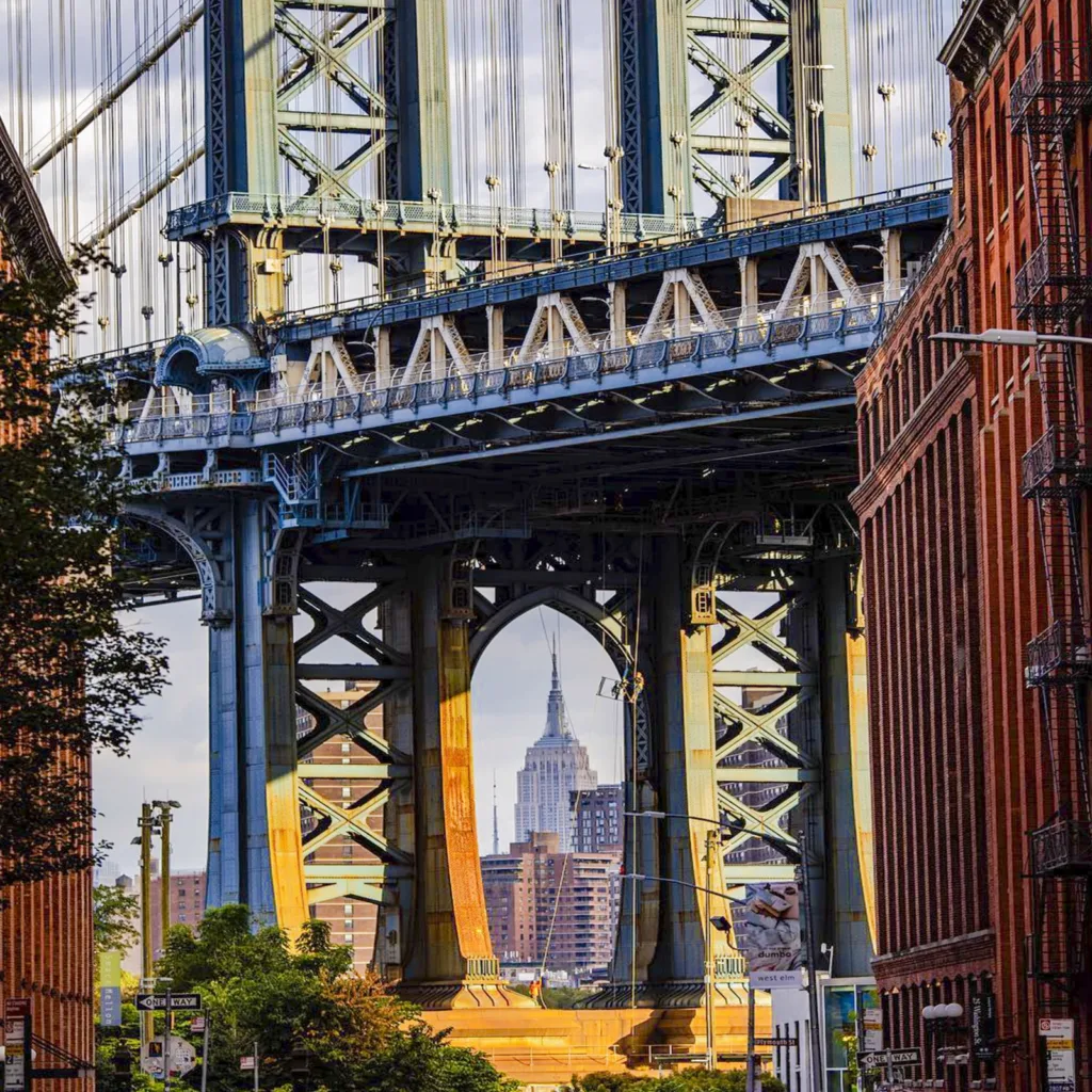 Manhattan Bridge in NYC Dumbo New York