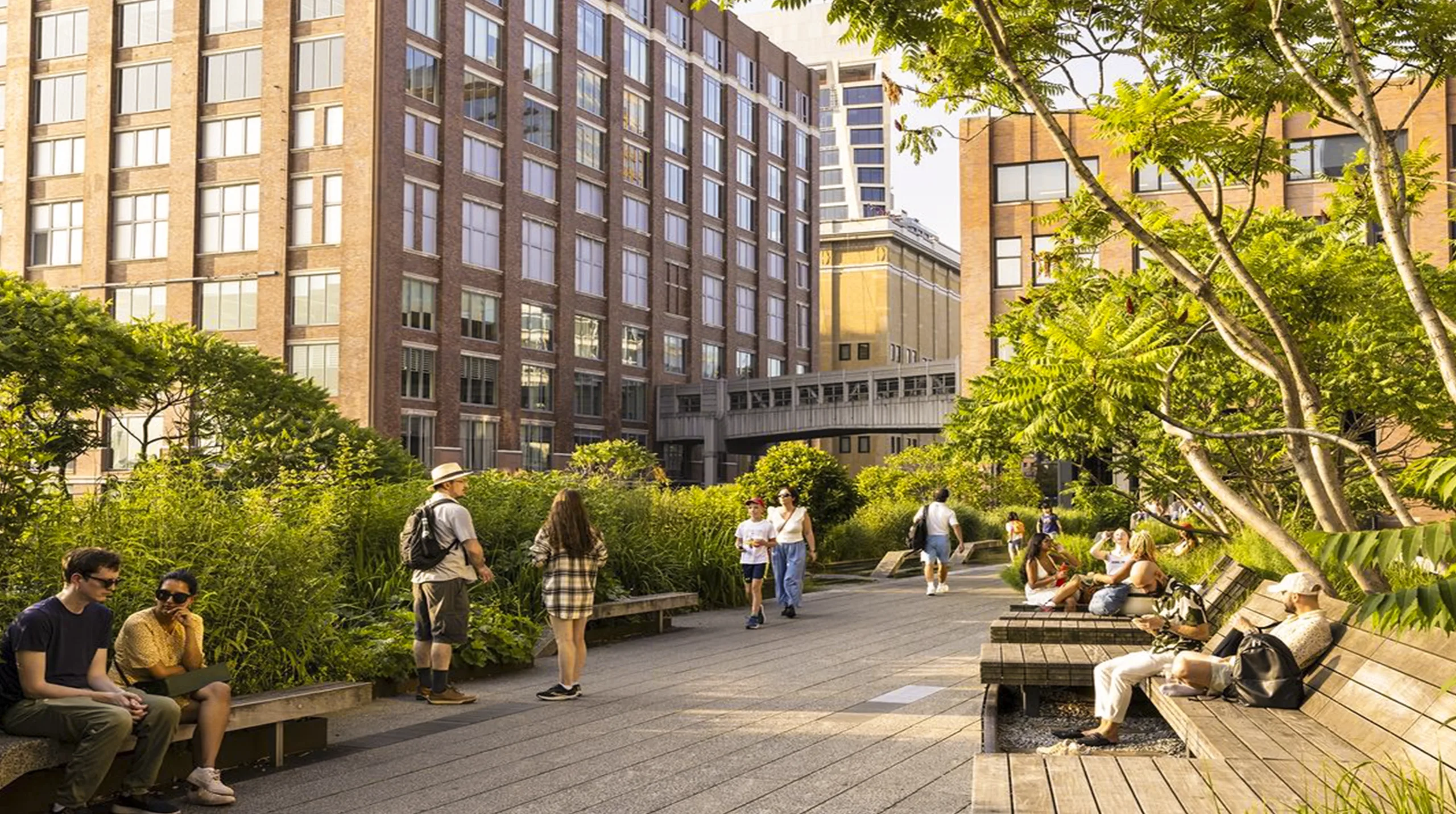 The High Line in New York High Line park NYC