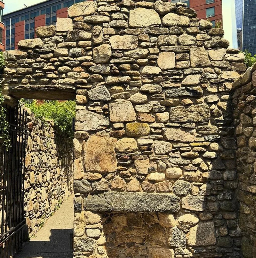 Irish Hunger Memorial in TriBeCa NYC