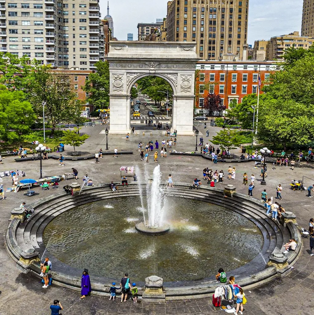 Washington Square-fontein new york