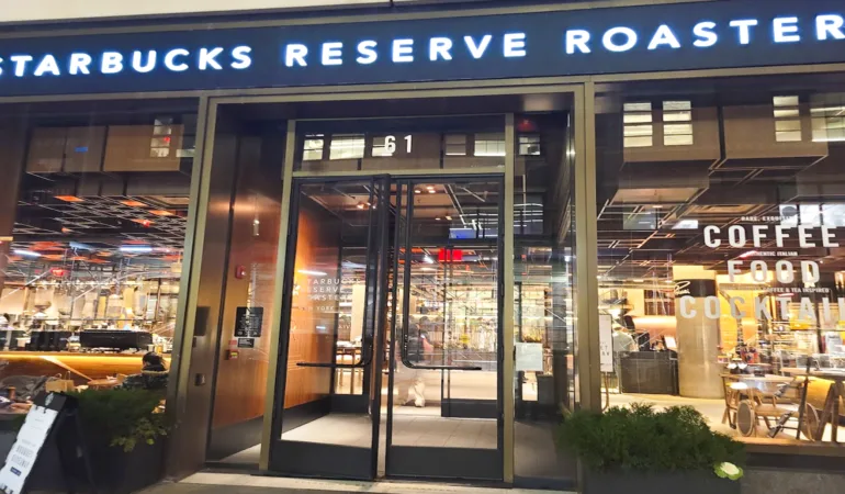 Starbucks Reserve Roastery New York
koffiedrinken in New York