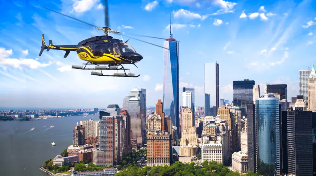 Helicopter Tour in New York, Helicopter flight in New York