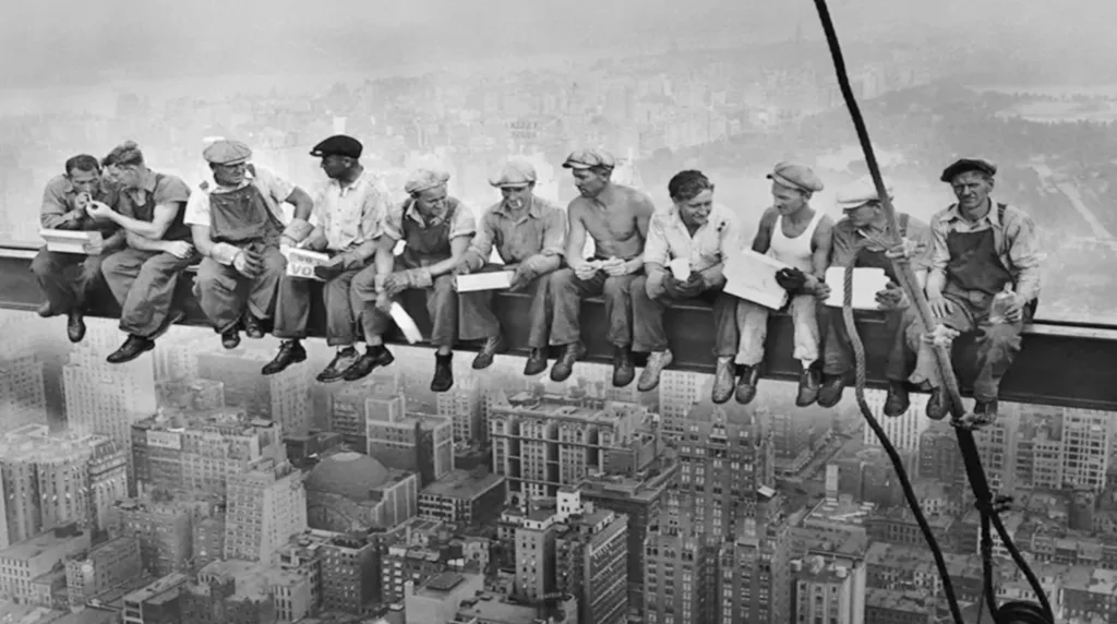 Beam experience top of the rock