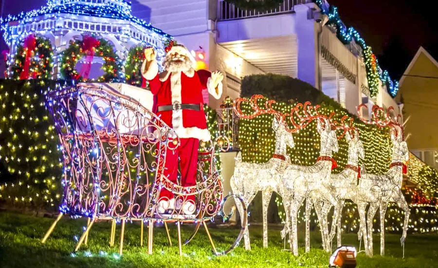 Die Dyker Heights Christmas Lights Tour kommt zu Weihnachten nach New York