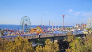 Luna park in New York, Coney Island in Brooklyn