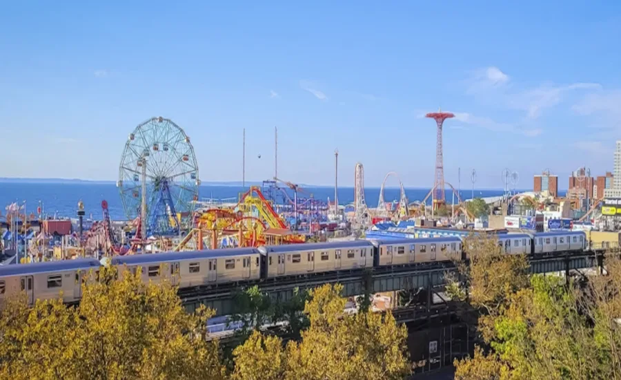Luna park in New York Coney Island in Brooklyn