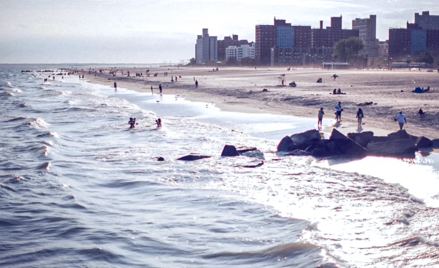 Stranden in New York zwemmen in New York